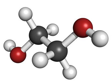 ساختار مولکولی مونو اتیلن گلایکول