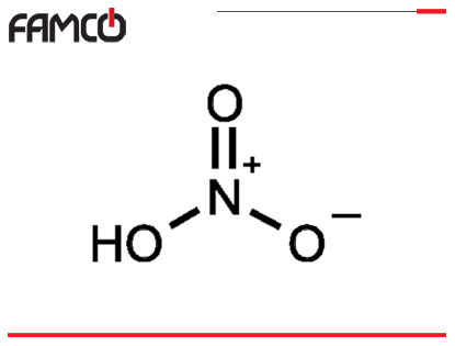 ساختار مولکولی اسید نیتریک