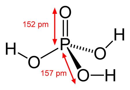 ساختار لوویس فسفریک اسید
